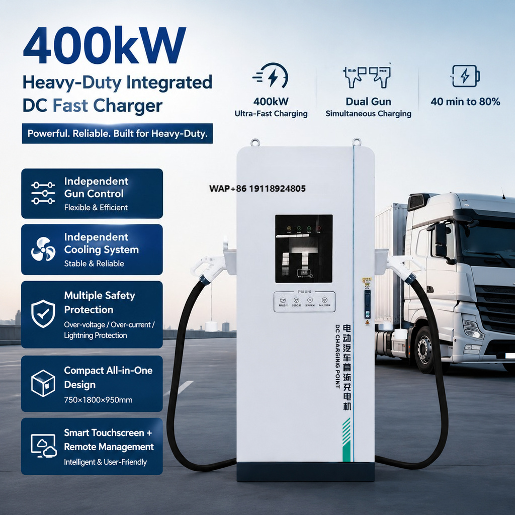Ev Charger - 400kW Commercial DC EV Charger Dual