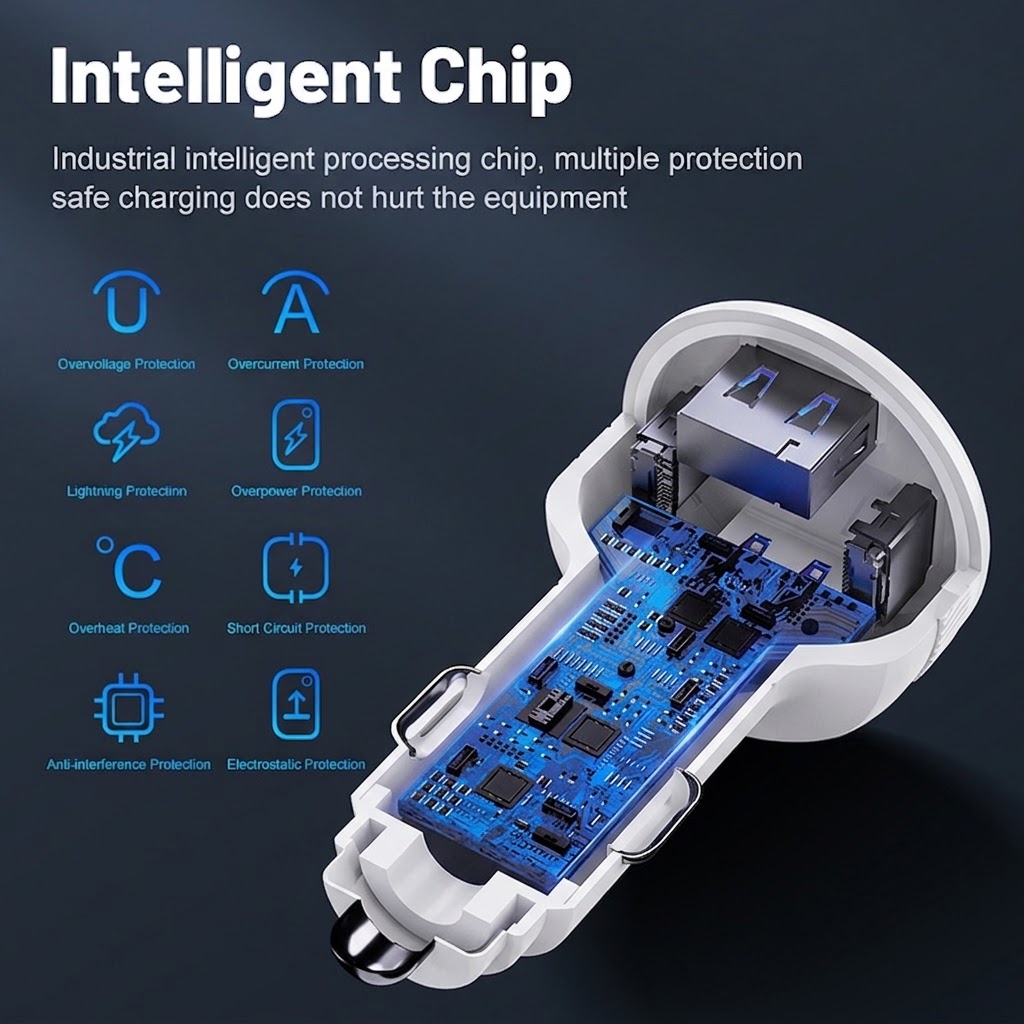 Super Fast Car Charger 6 Ports - Fast Ev Charger recension och pris