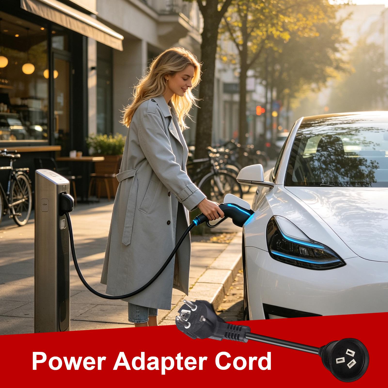 Ev Extension Cord 10a Plug To  - Ev Charging Cable recension och pris