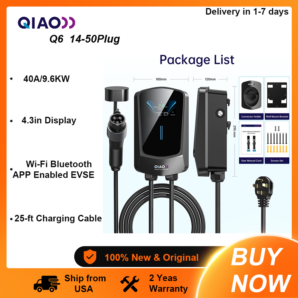 QIAO Level 2 Electric Vehicle  - Portable Ev Charger recension och pris