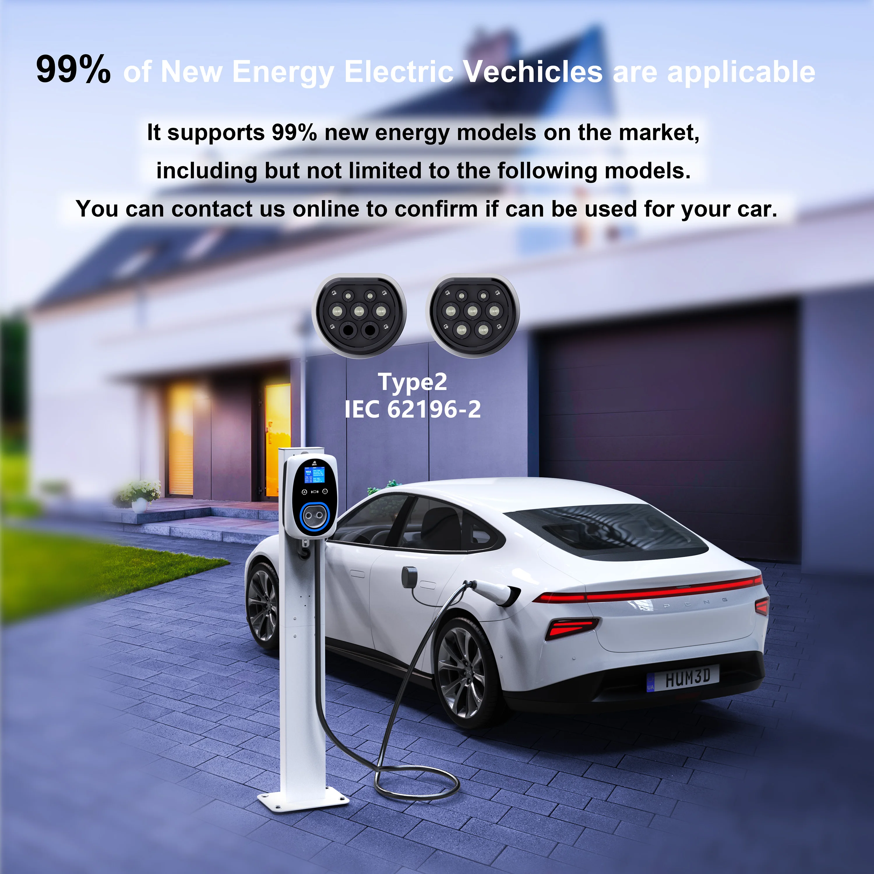 GWUYU EV Charger 32A 7.6KW EVS - Home Ev Charger recension och pris