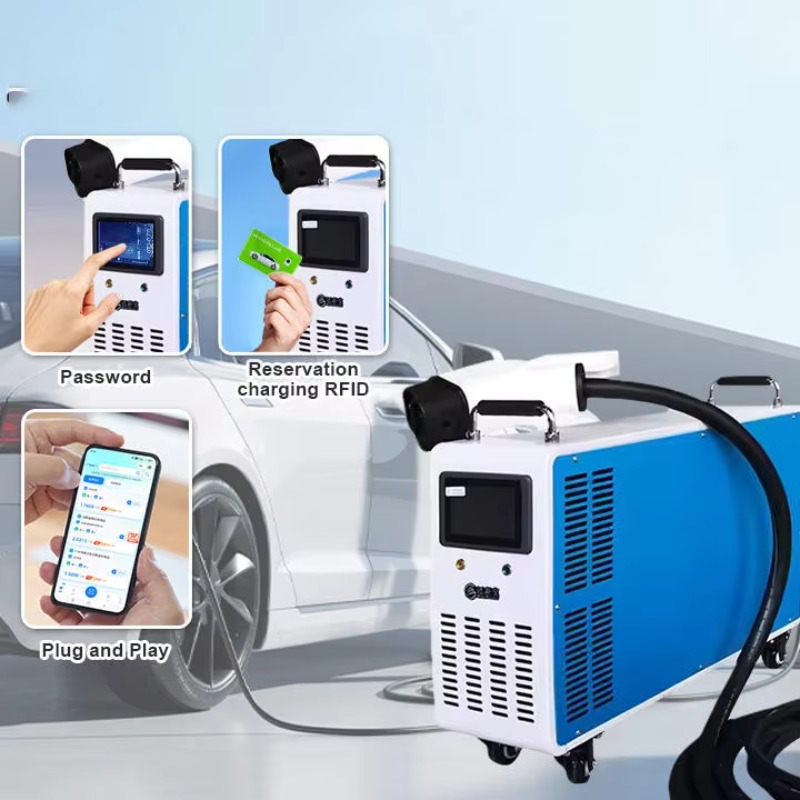 Professional 380 Volt 30KW Mob - Portable Ev Charger recension och pris