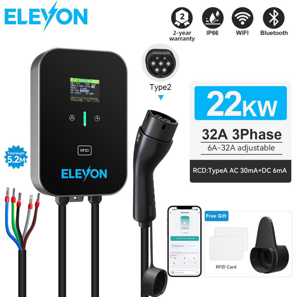 ELEVON EV Charging Station 22K - Wallbox Ev recension och pris
