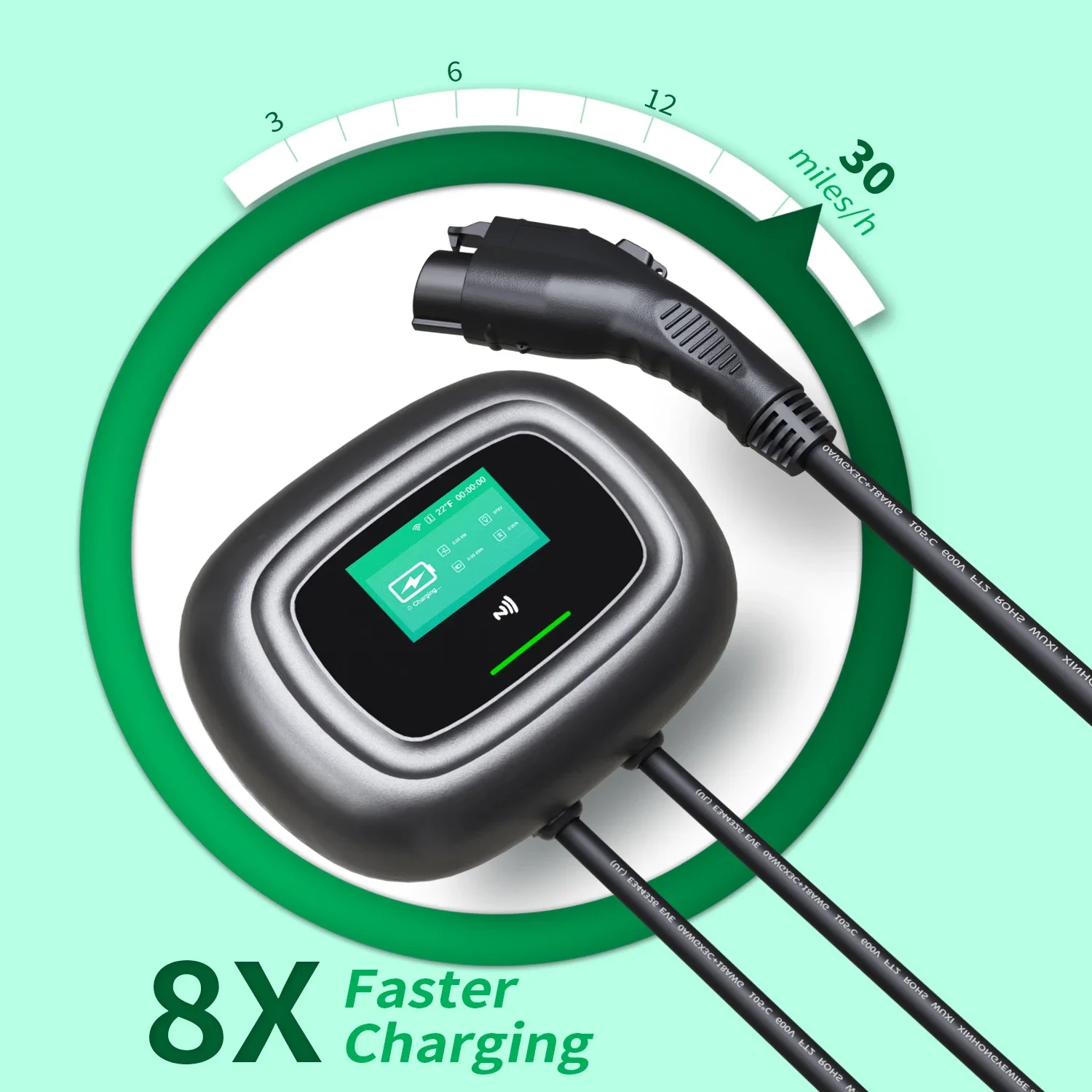 NEW Khons Wall-Mounted Electri - Fast Ev Charger recension och pris
