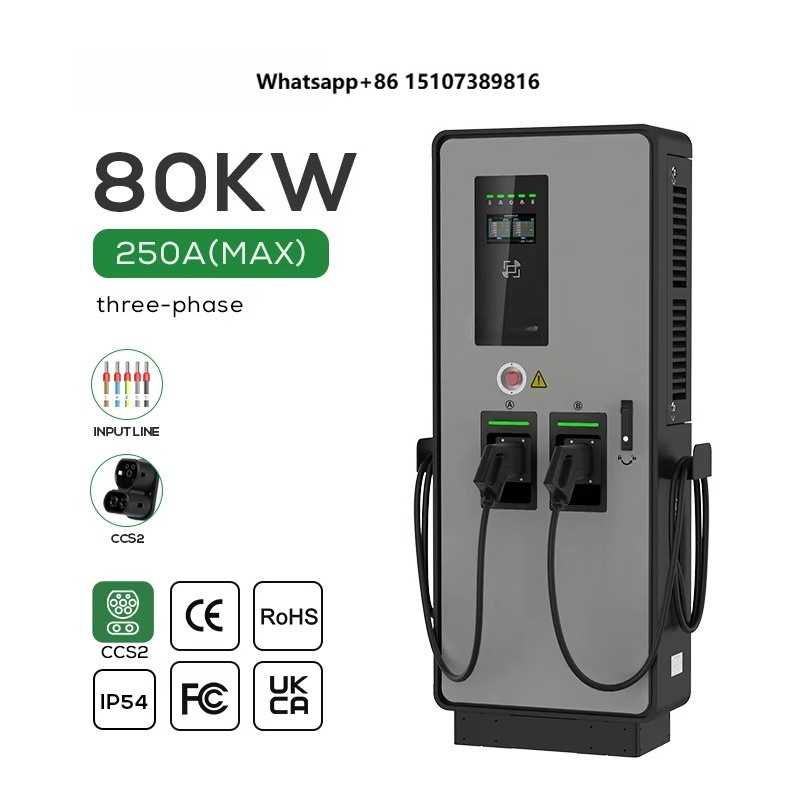 Dual  Dc Ev Charger 40kw 80kw  - Ev Charging Pile recension och pris